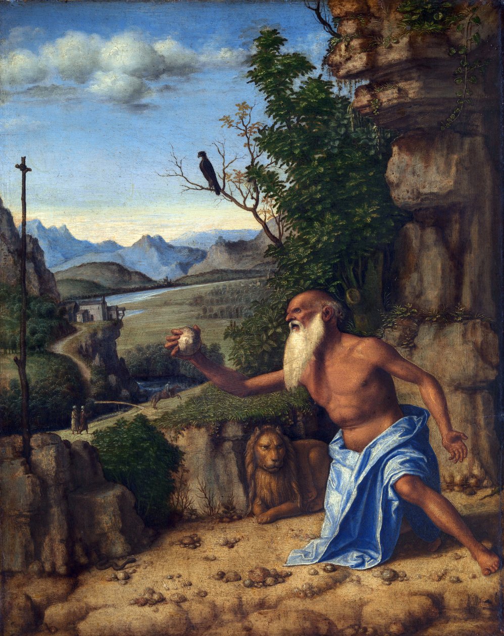 San Girolamo nel deserto（Cima da Conegliano伦敦） 作者 Cima da Conegliano