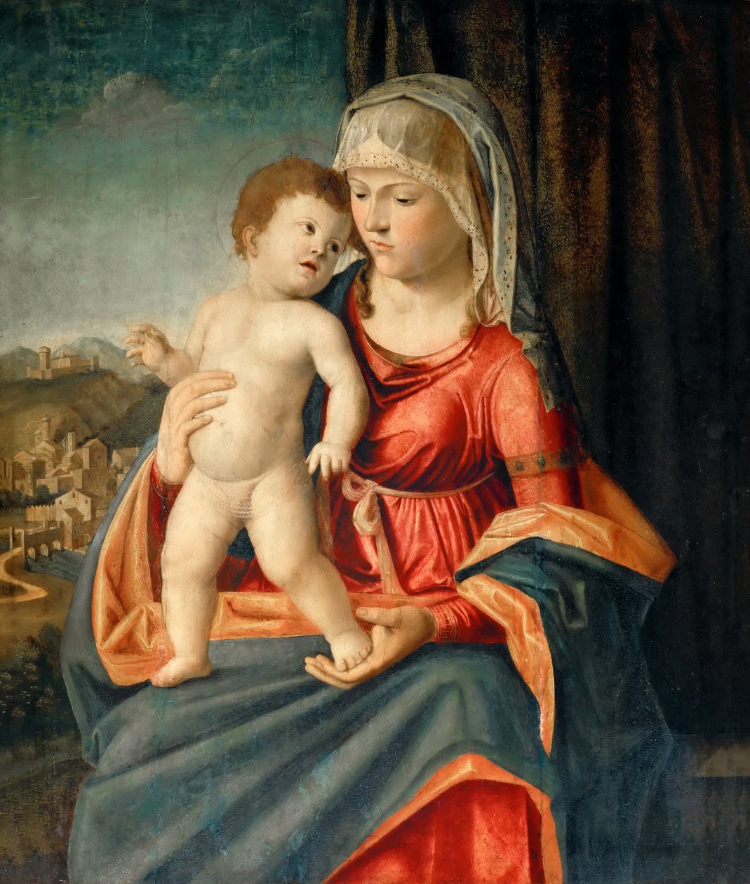 麦当娜和孩子 作者 Cima da Conegliano