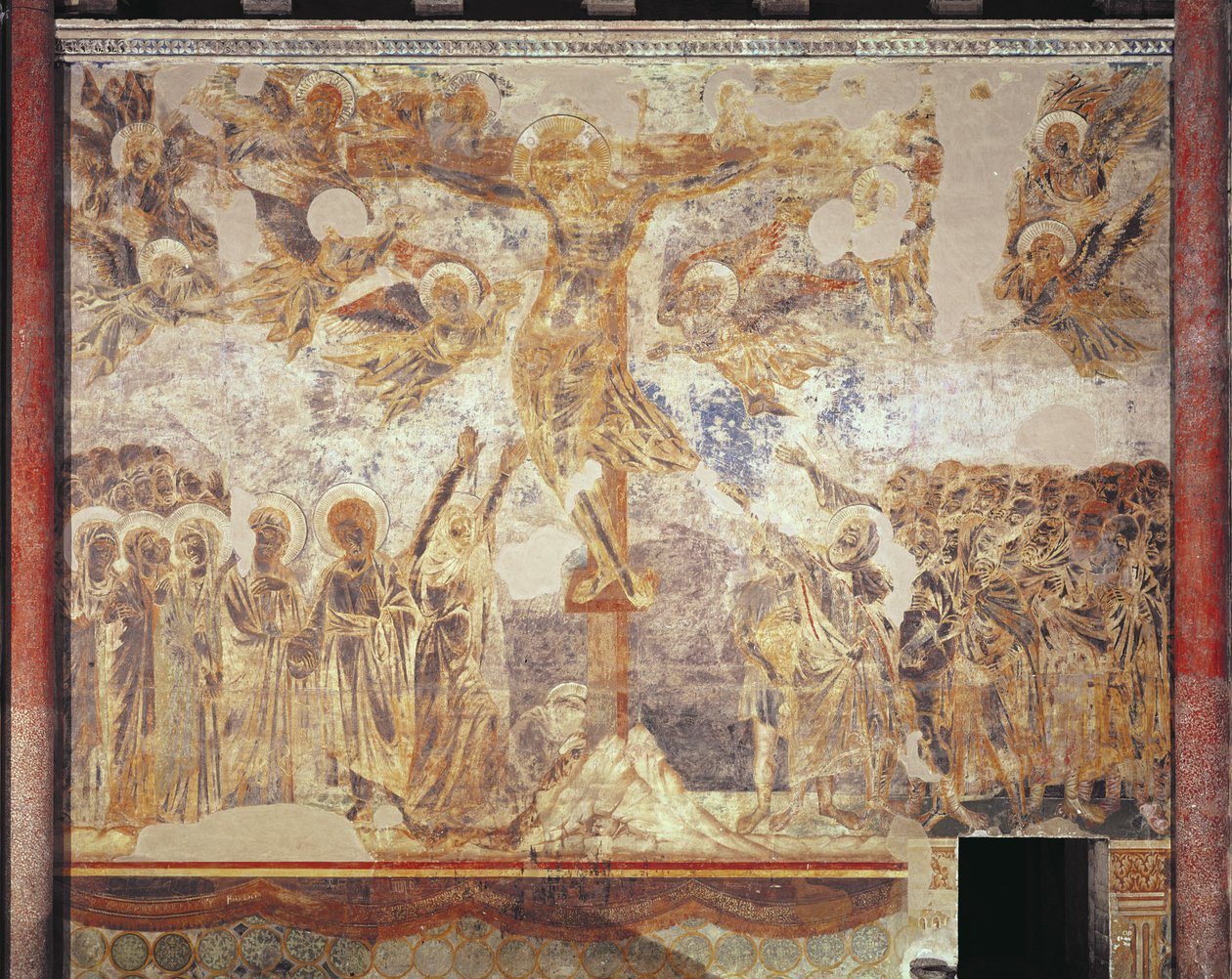 钉十字架，c.1270 作者 乔凡尼·西马布（Giovanni Cimabue）