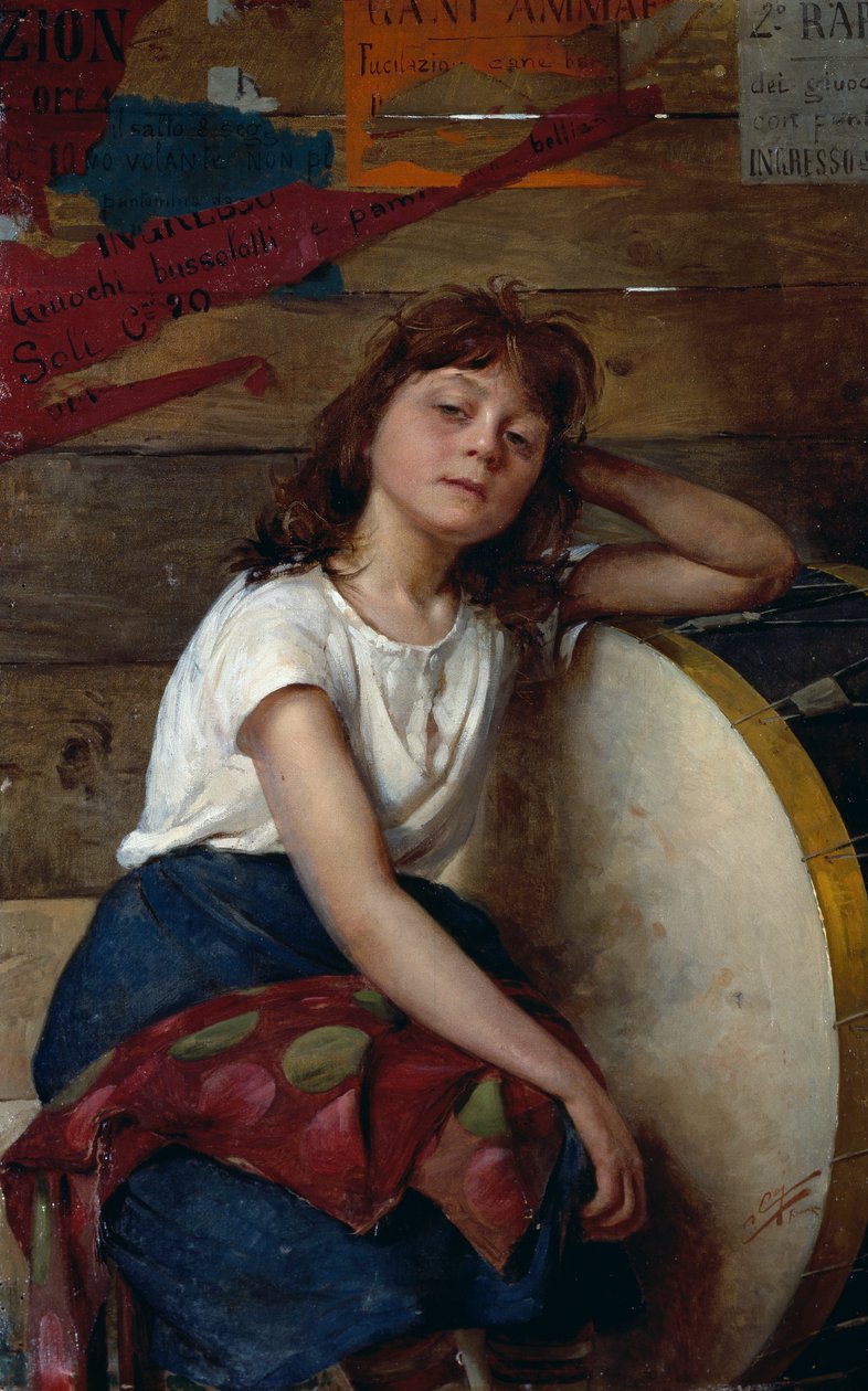 走钢丝的人，作者：Cipriano Cei（1864-1922 年） 作者 Cipriano Cei