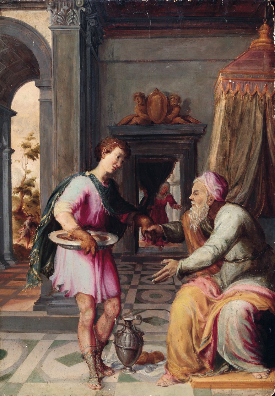 艾萨克和雅各布 作者 Prospero Fontana圈子