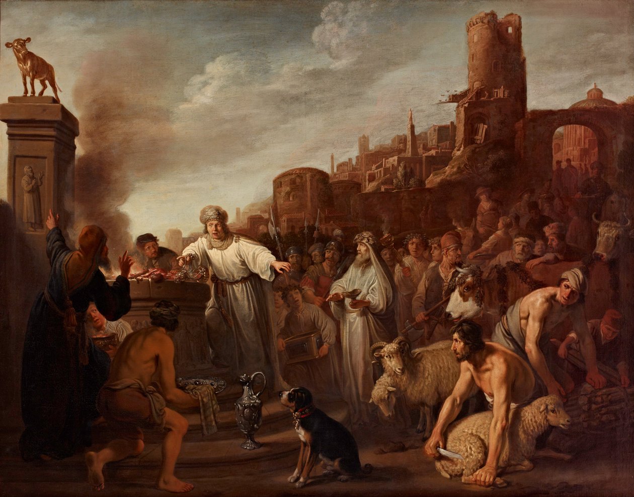 耶罗波安的牺牲 作者 克莱斯·科尼利斯松·莫亚特（Claes Corneliszoon Moeyaert）