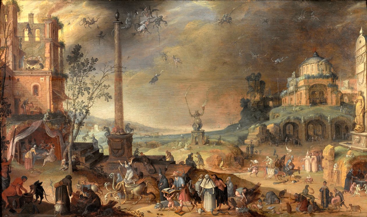 巫师的安息日 作者 克莱斯·雅各布斯（Claes Jacobsz）。范德黑克