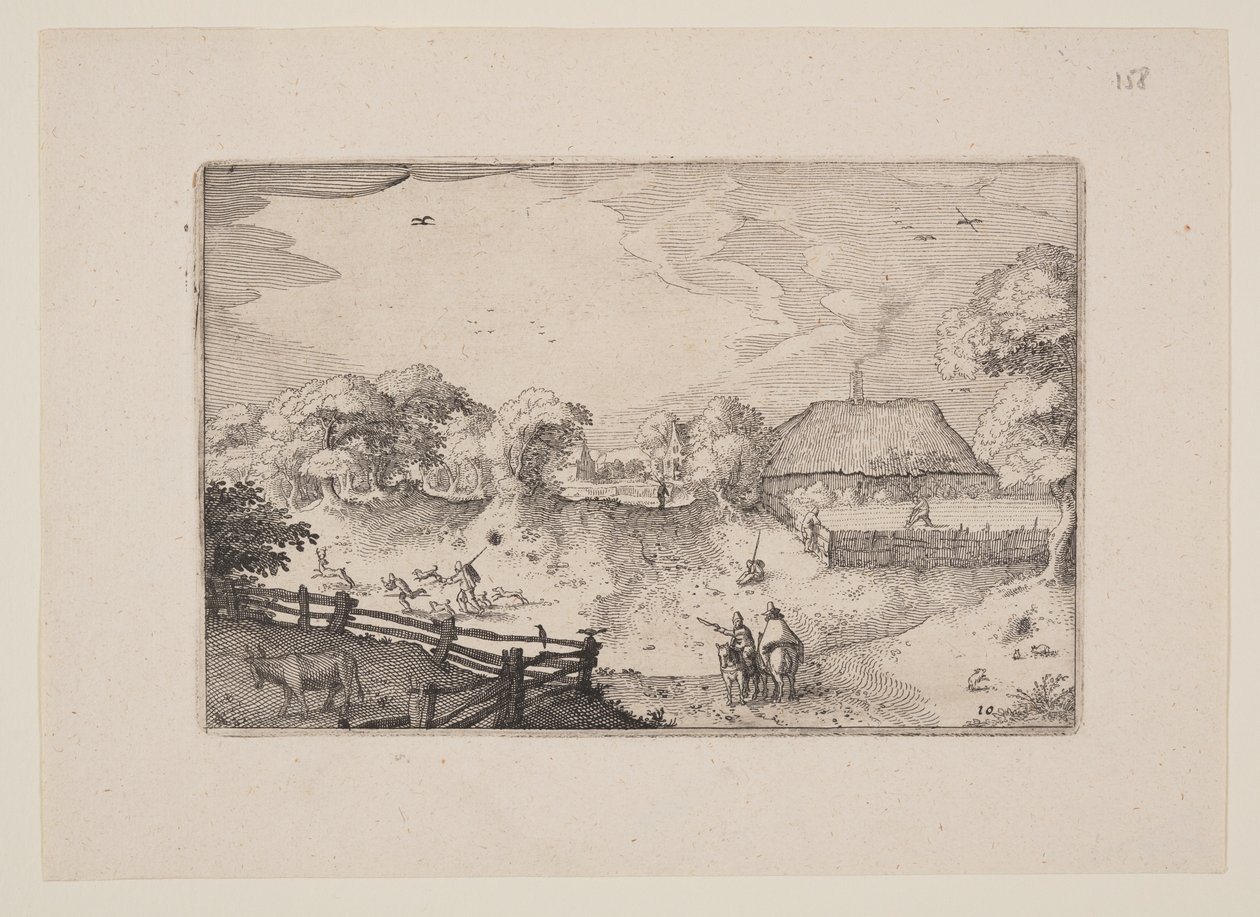沙丘附近的道路，来自哈勒姆周边的景观 (Plaisante Plaetsen) 作者 克拉斯·扬斯。维舍尔