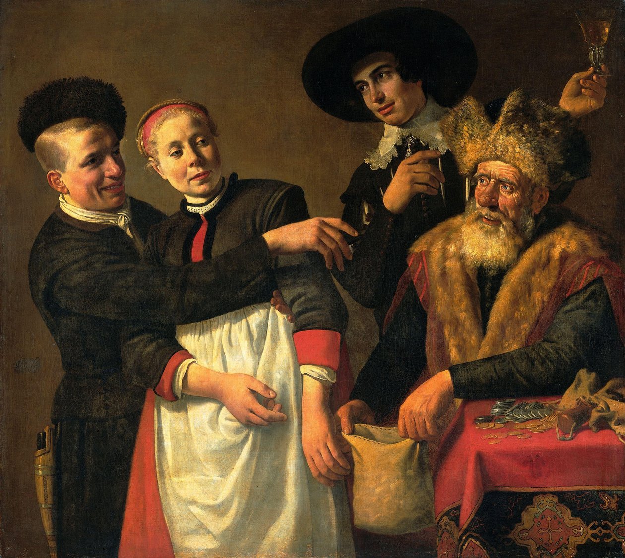 穆伊-阿尔和她的追求者（G.A. Bredero，“Moortje”，1615） 作者 克拉斯·莫亚特