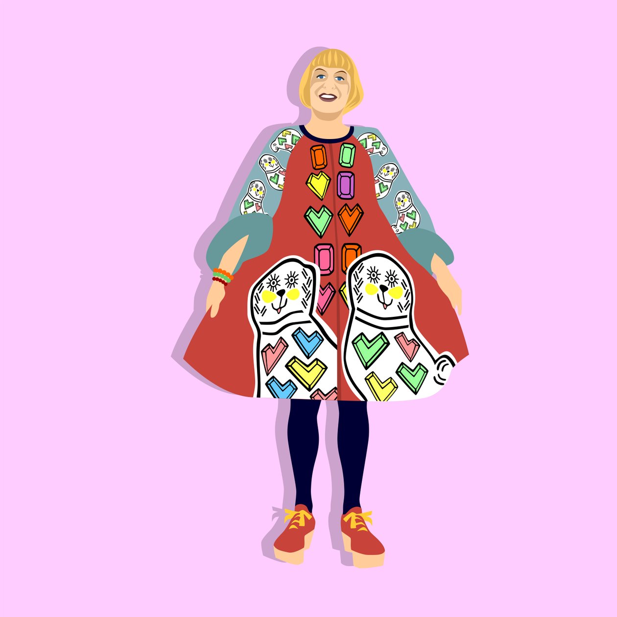 Portrait of Grayson Perry 作者 克莱尔·亨特利