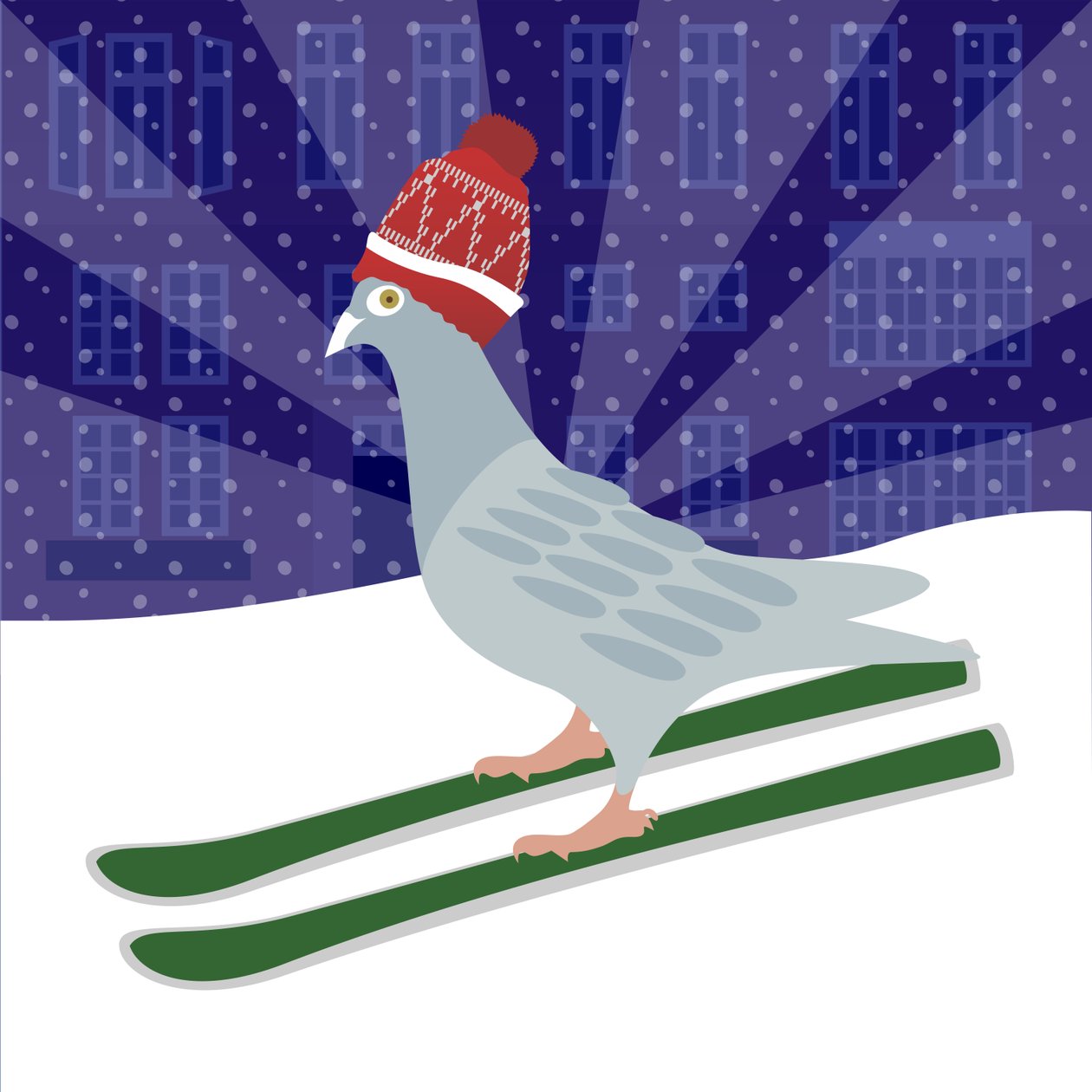 滑雪鸽 作者 克莱尔·亨特利