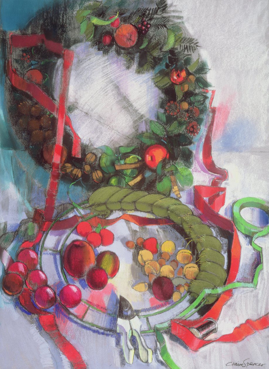 制作圣诞花环 作者 克莱尔·斯宾塞