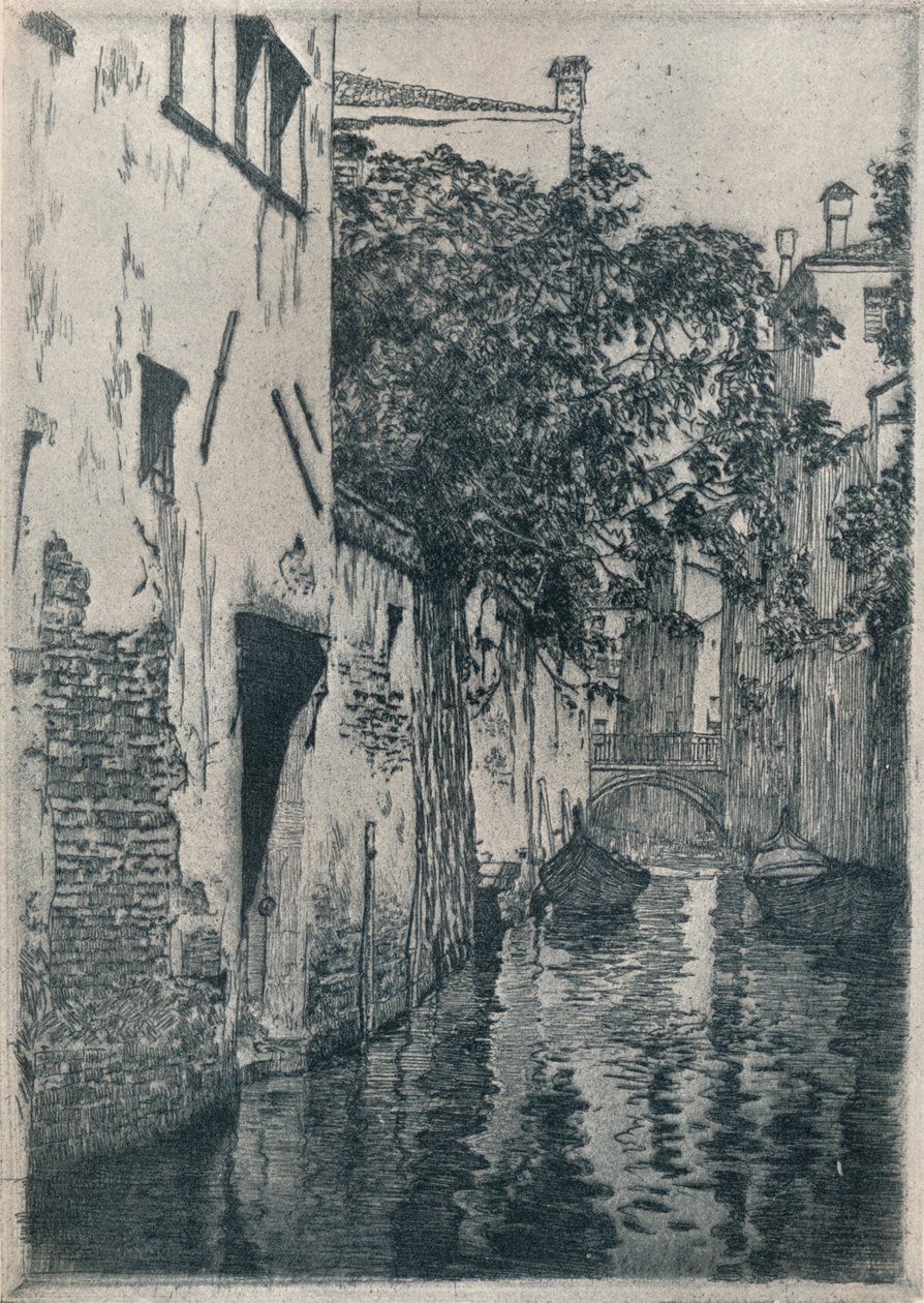 威尼斯圣阿戈斯蒂诺运河，c1905，1914-1915 作者 克拉伦斯·加格农