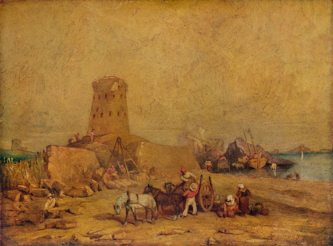 1924年的19世纪海岸风光 作者 克拉克森·斯坦菲尔德