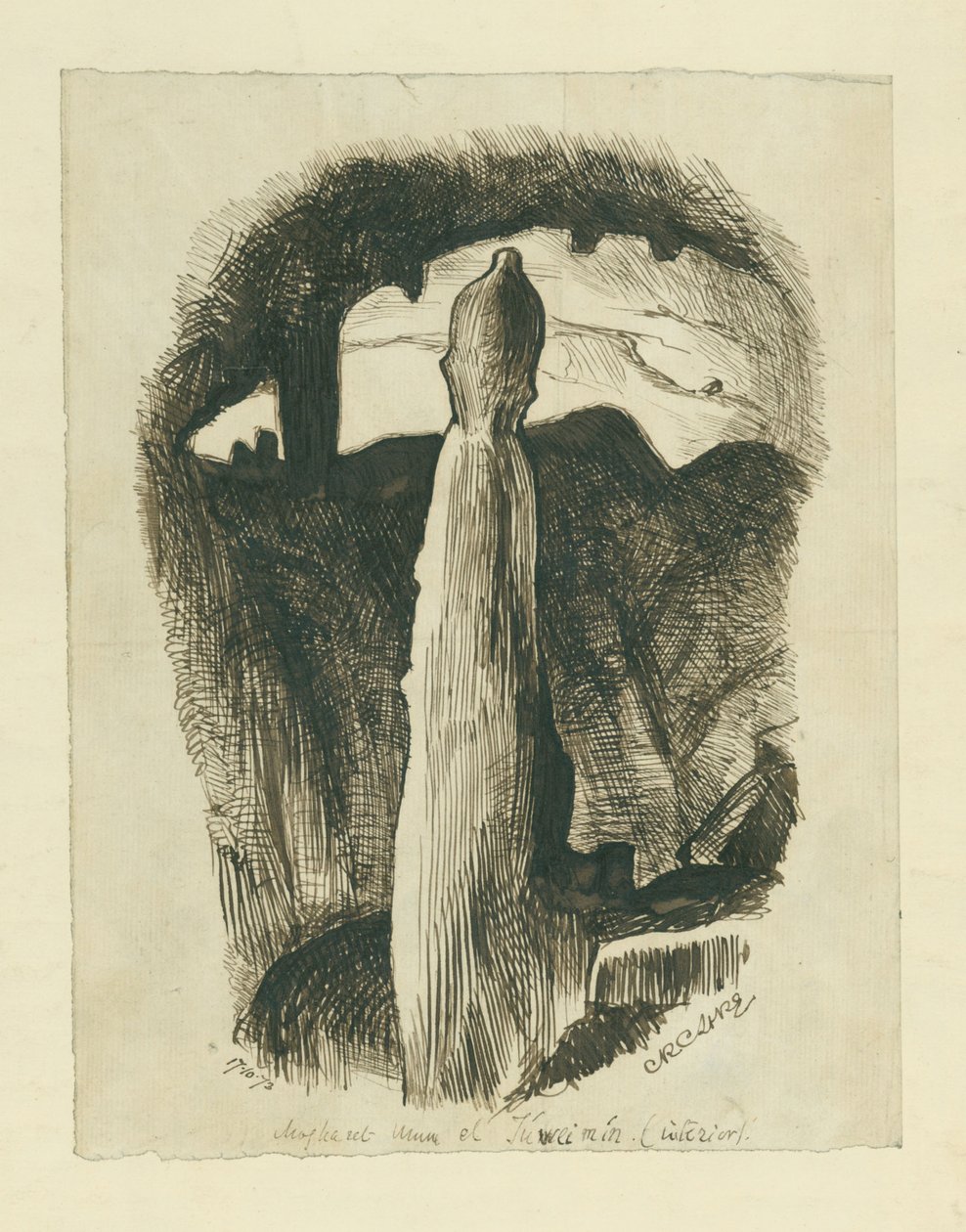 Mogharet Umm el Juweimin，1873 作者 克劳德·康德