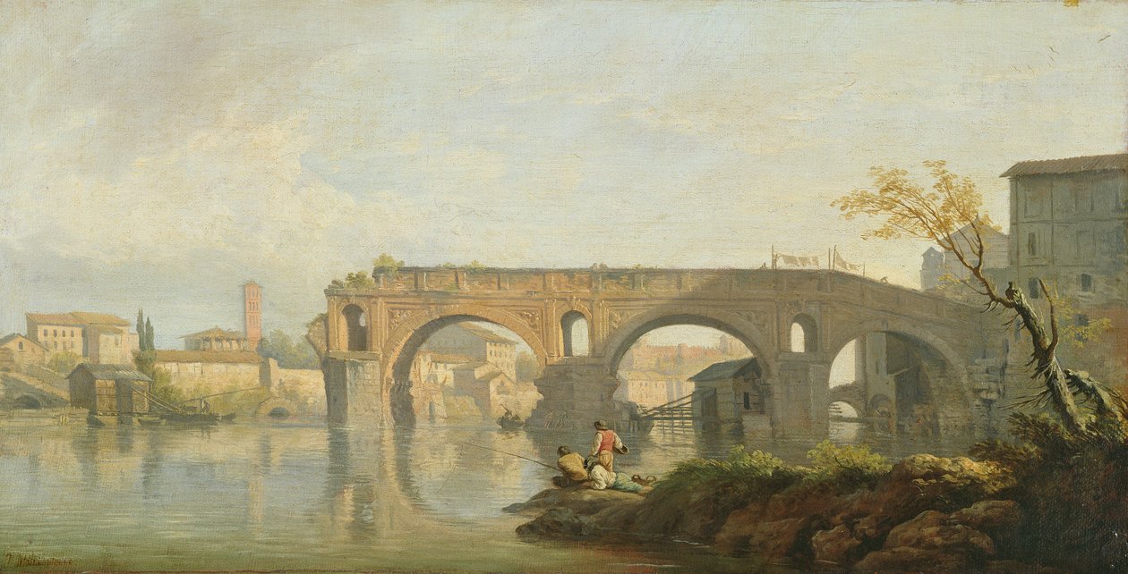 Ponte Rotto，罗马 作者 克劳德·约瑟夫·韦尔内
