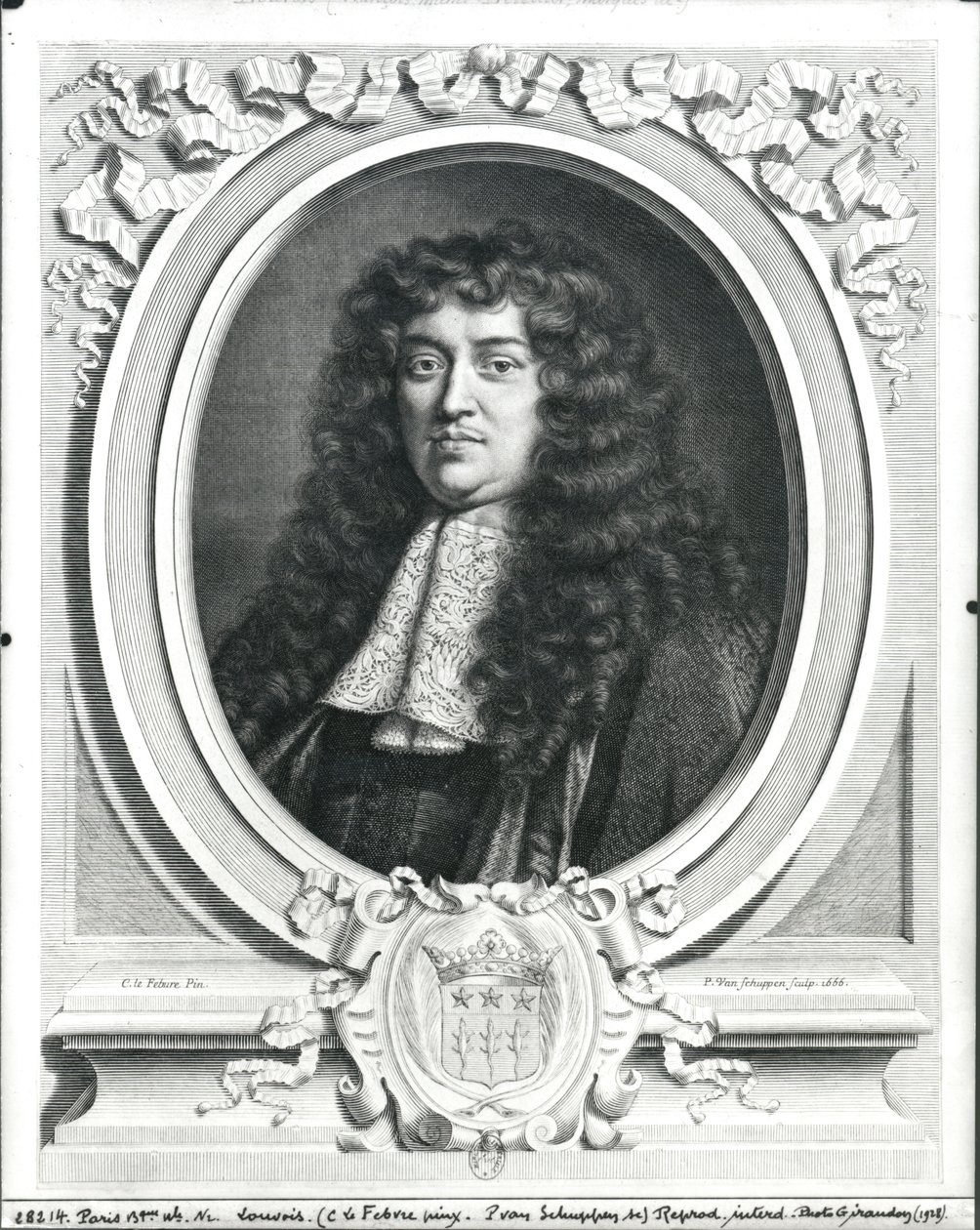 Francois-Michel Le Tellier（1643-1715）Louvo侯爵，由Jacques van Schuppen雕刻，1666年 作者 克劳德·勒费弗