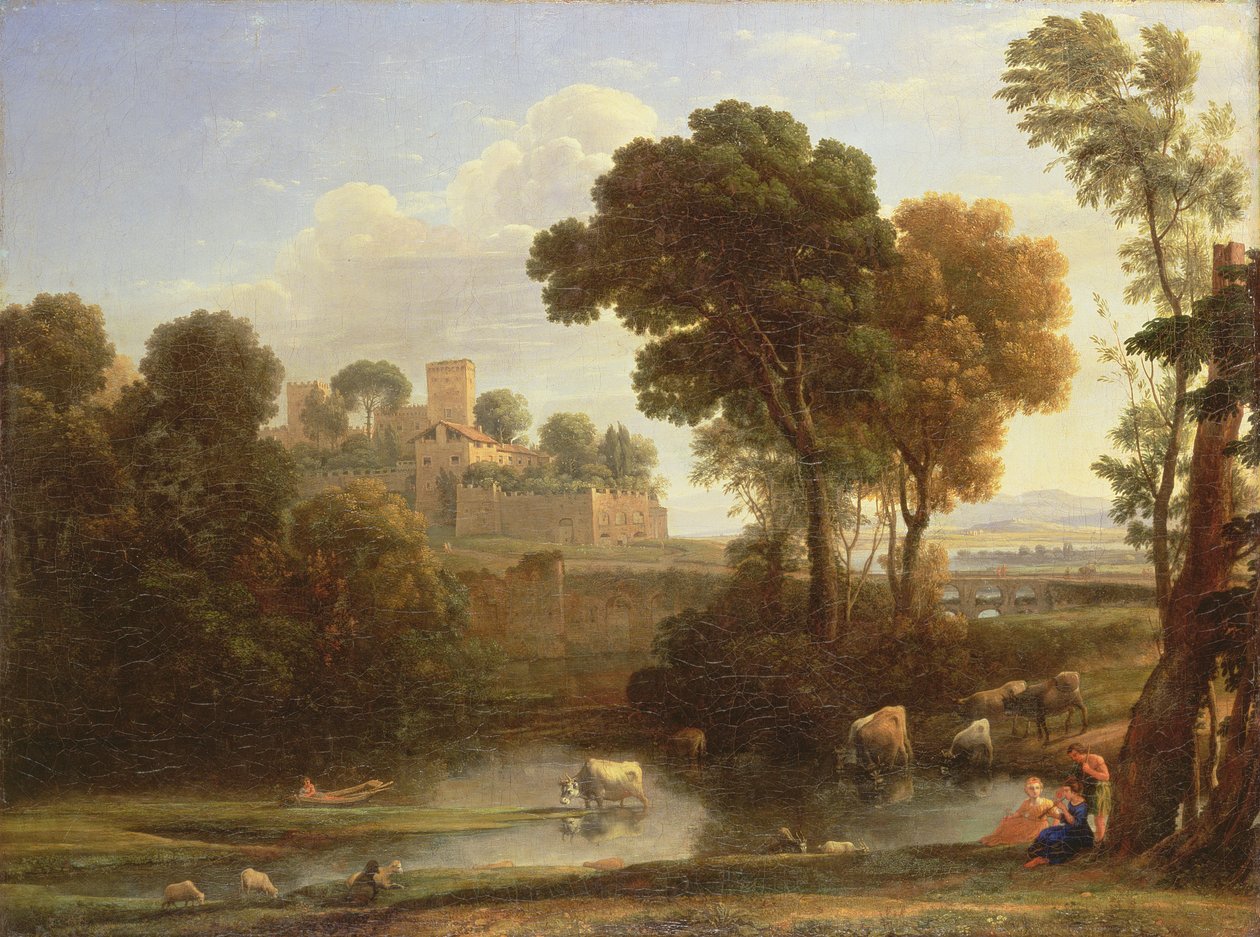意大利风景，1648 作者 克劳德·洛兰