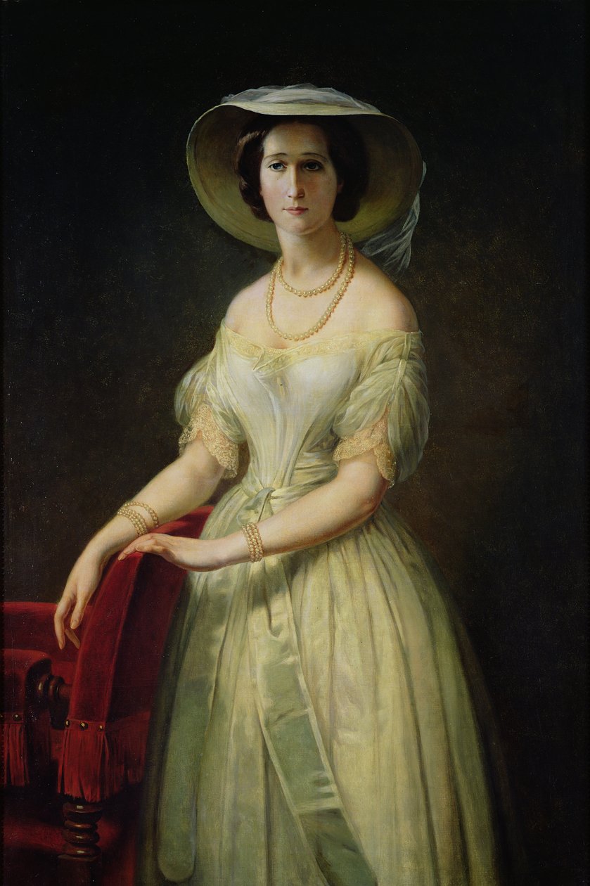 Eugenie女皇（1826-1920）c.1853 作者 克劳德·玛丽·杜布菲
