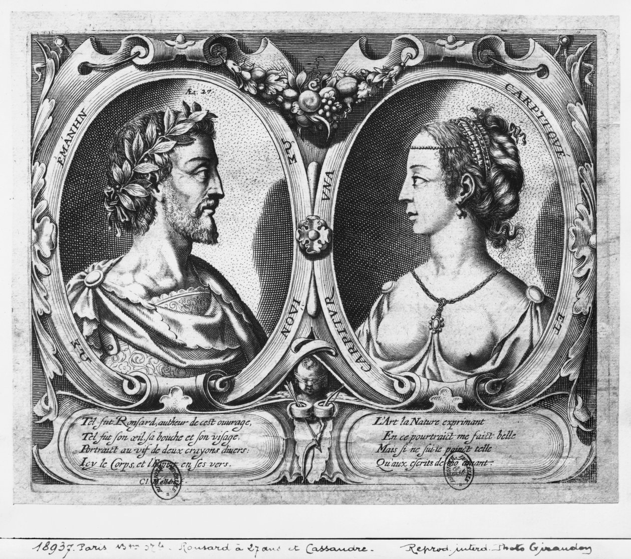 Pierre de Ronsard，27岁，Cassandre Salviati 作者 克劳德·梅伦