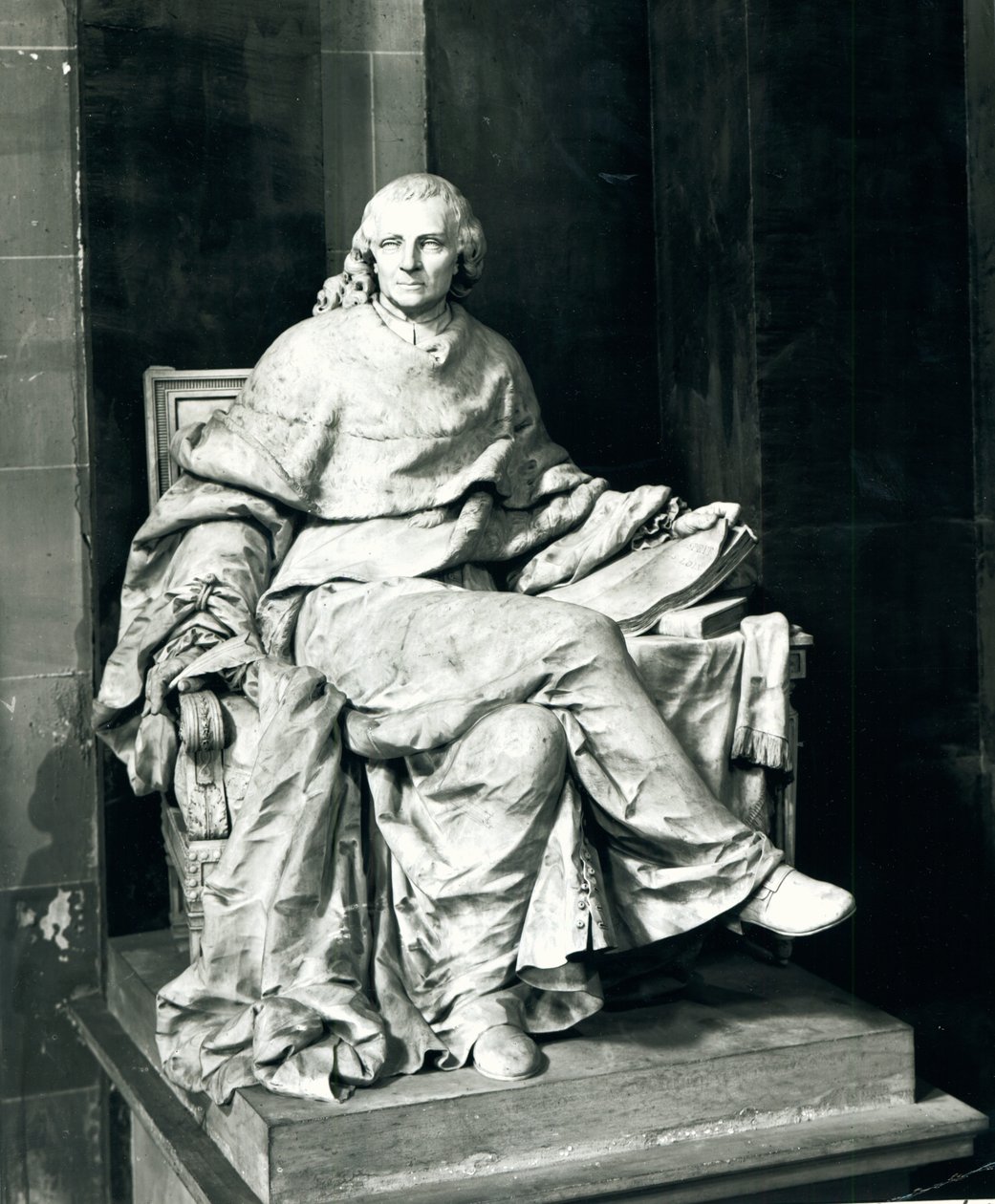 Charles de Secondat（1689-1755）1779年孟德斯鸠男爵（大理石） 作者 克劳德·米歇尔·克洛迪翁