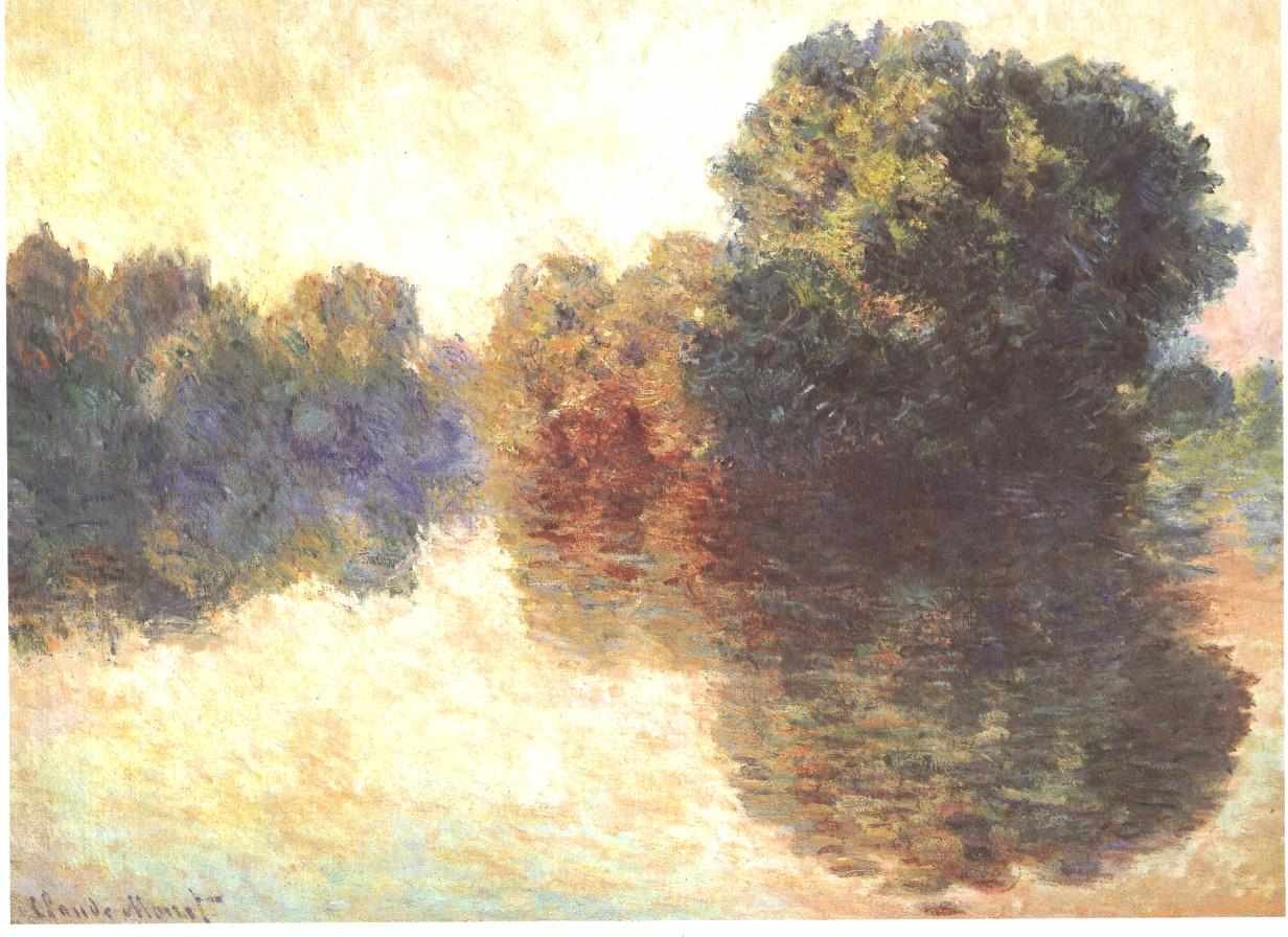 GivernynEnglish的塞纳河：GivernynPolski的塞纳河：Sekwana w okolicach Givernyn 作者 克劳德·莫奈