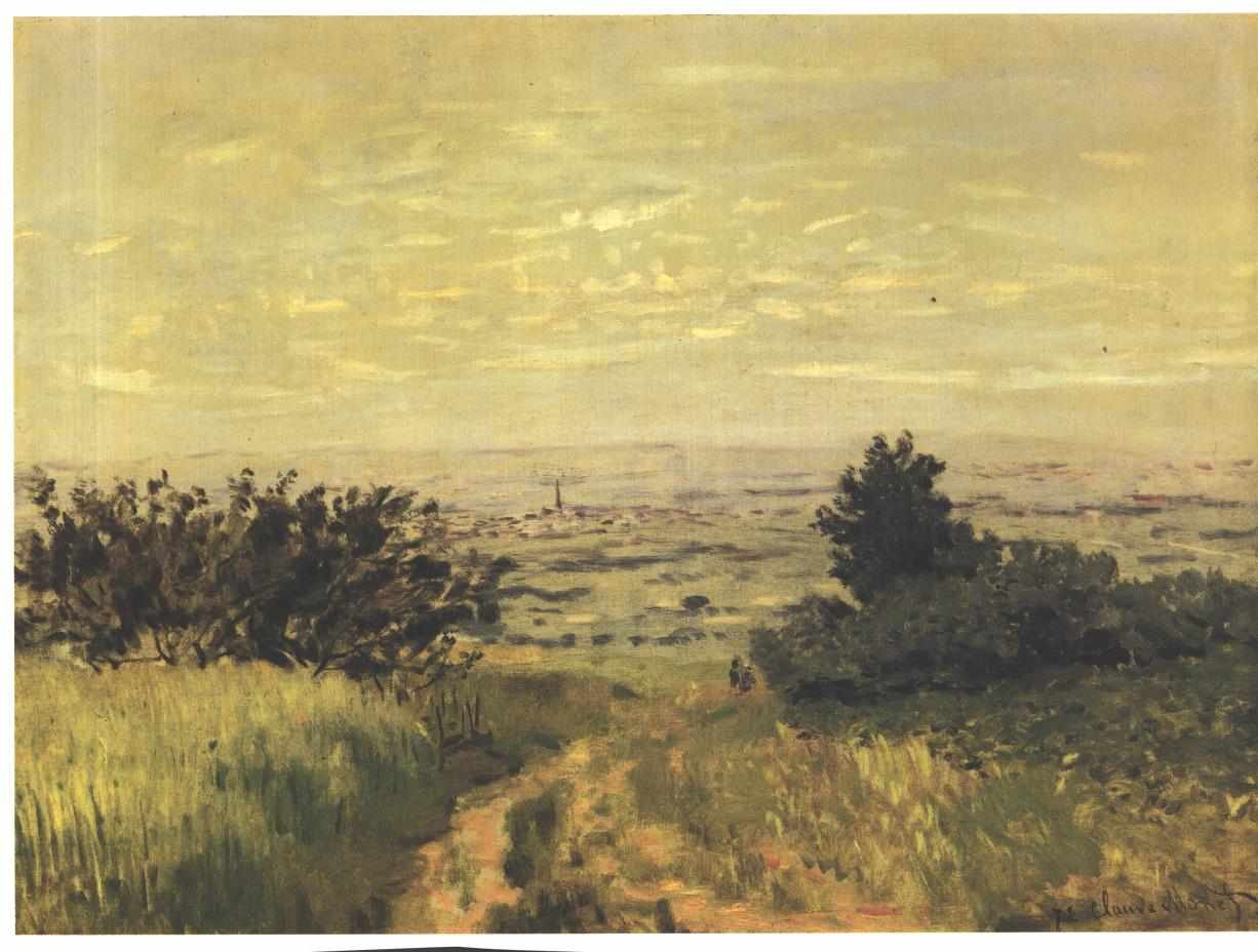 Vue de plaine a Argenteuil，coteaux de SannoisnEnglish：ArgenteuilnGerman平原景观：Argenteuiln平原景观 作者 克劳德·莫奈