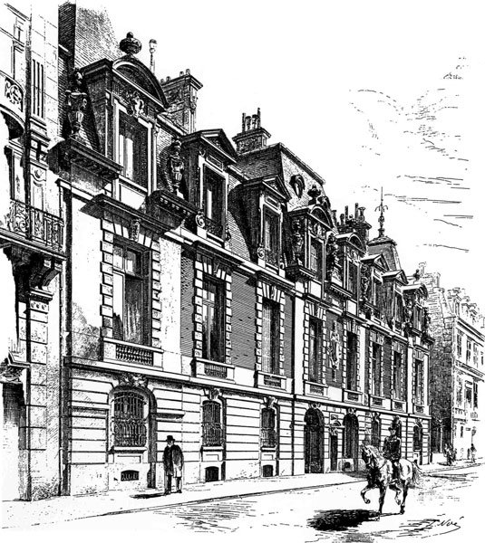 64 RUE DE LISBONNE门面 -  1878年 - 欧内斯特和爱丽丝霍舍德的故乡 作者 克劳德·莫奈