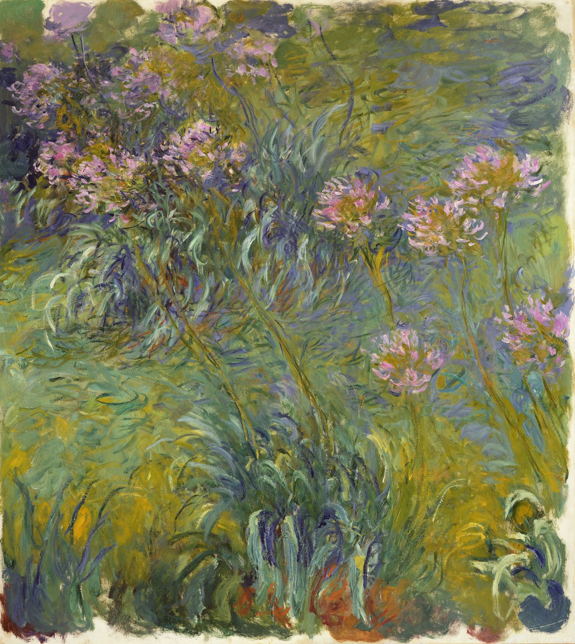 Agapanthus，1914-26 作者 克劳德·莫奈