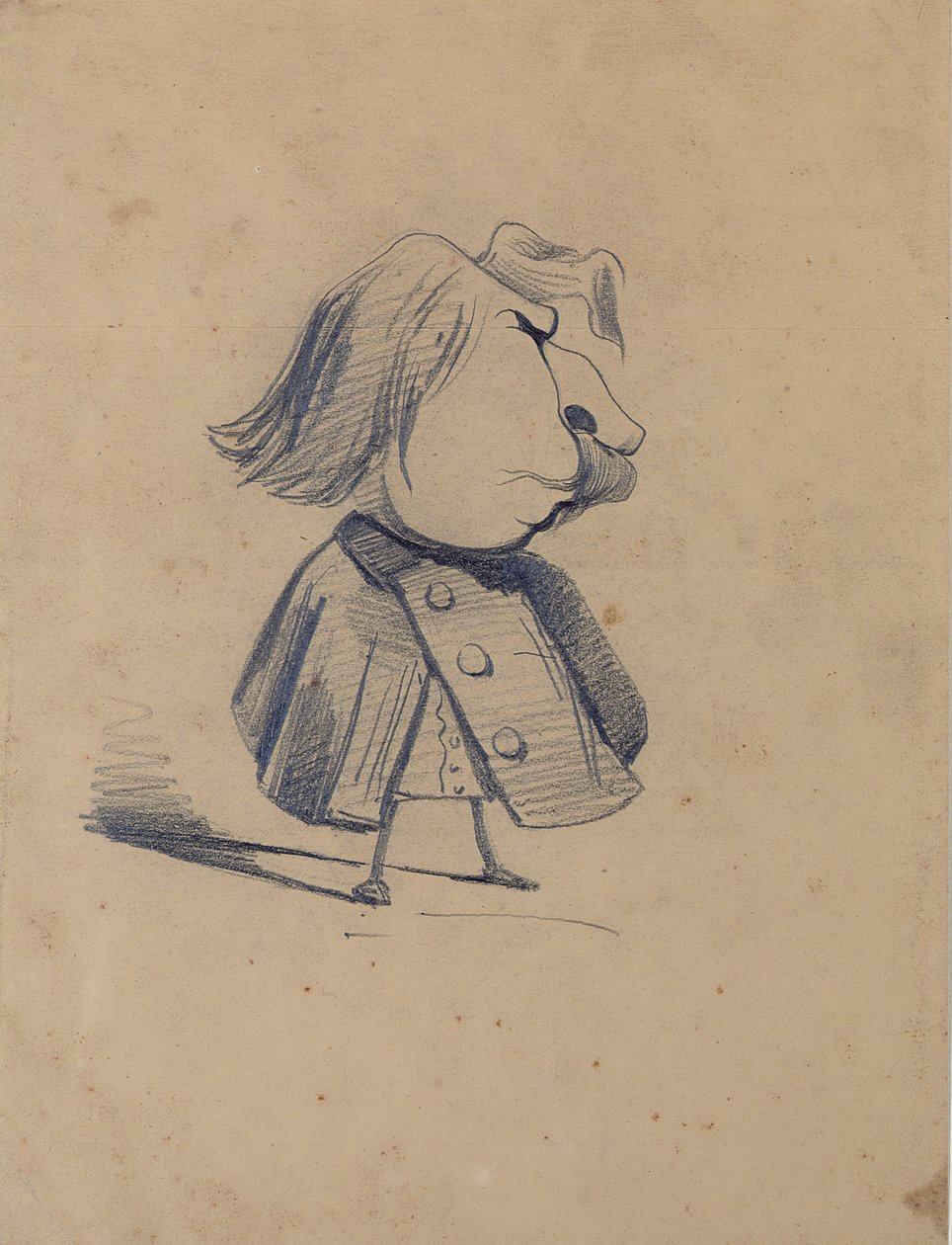 Alexandre Ursule Cellerier，1855-60，名为费利克斯 作者 克劳德·莫奈