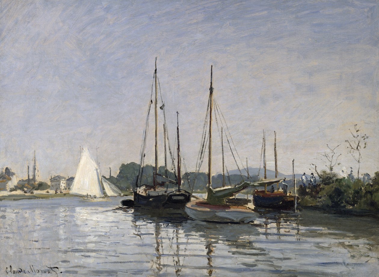 游乐船，Argenteuil，c.1872-3 作者 克劳德·莫奈