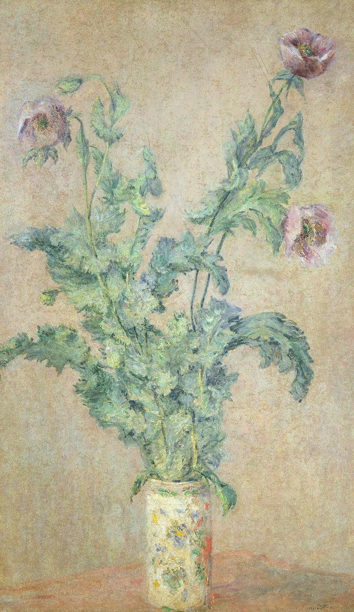 紫色罂粟花 作者 克劳德·莫奈