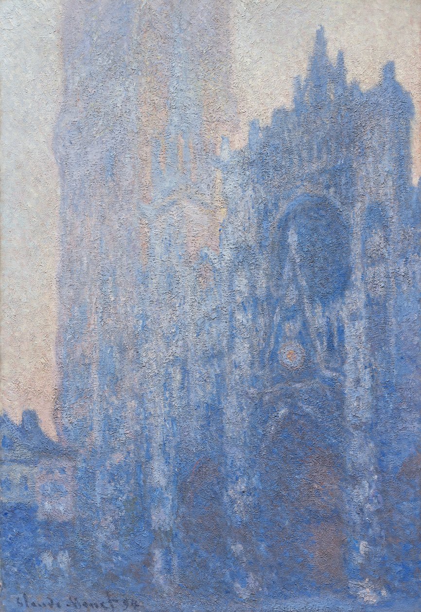 鲁昂大教堂外墙和旅游dAlbane（早晨效应） 作者 克劳德·莫奈