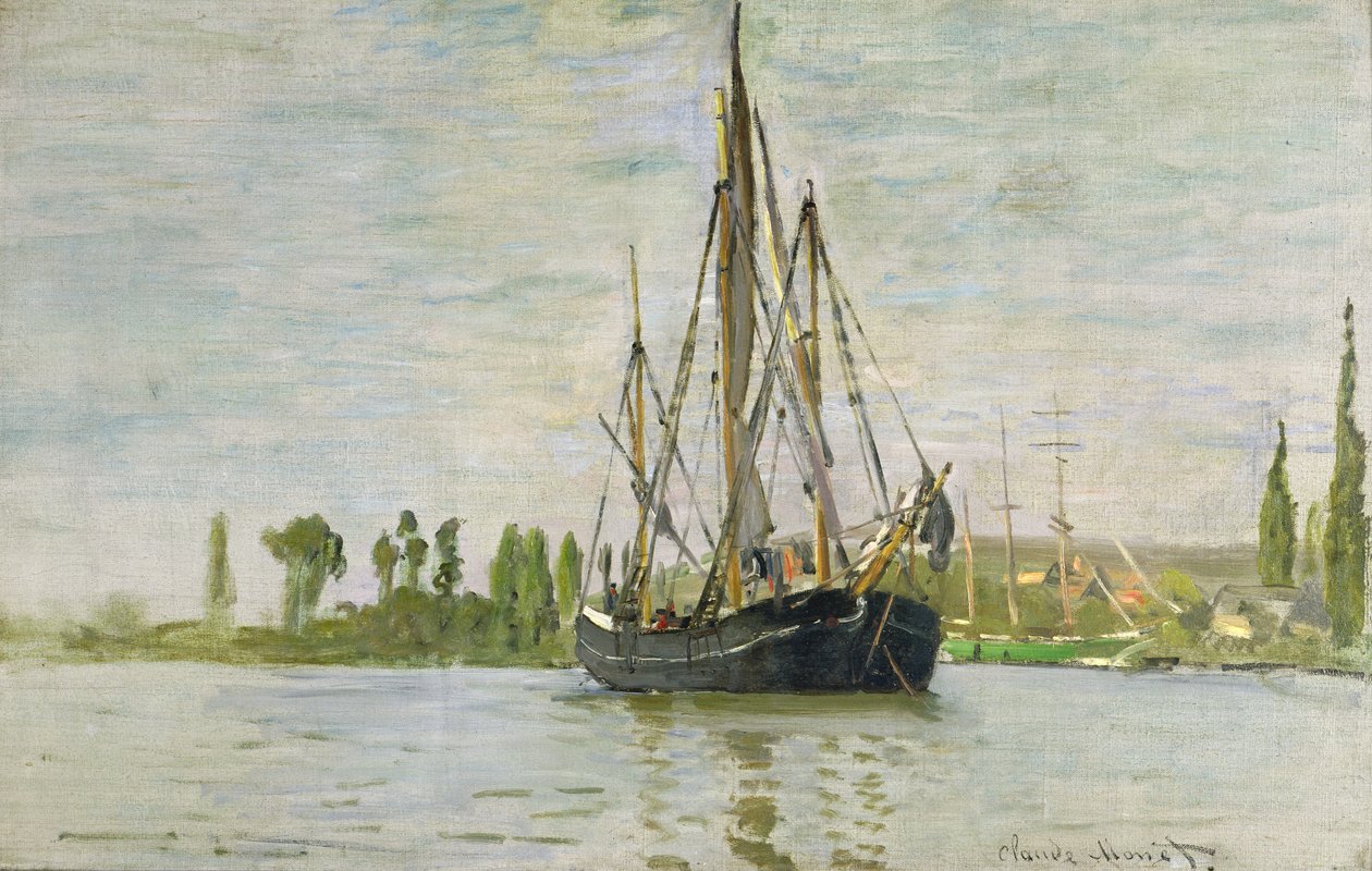 Chasse-Maree at Anchor，c.1871-72 作者 克劳德·莫奈