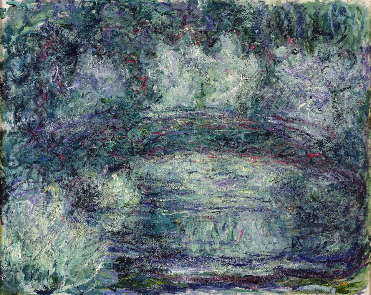 日本桥，1918-19（见细节382336） 作者 克劳德·莫奈