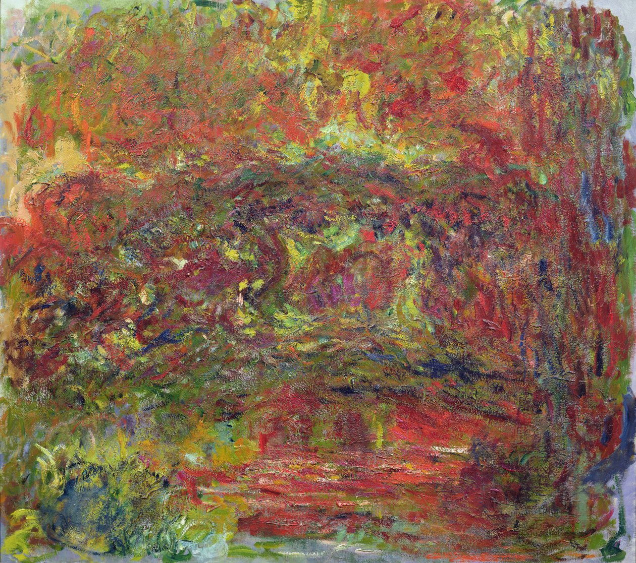 日本桥，1918-24（见细节414403） 作者 克劳德·莫奈