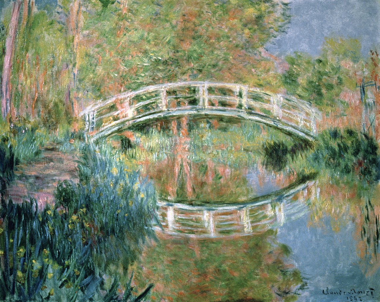 日本桥，吉维尼，1892年 作者 克劳德·莫奈