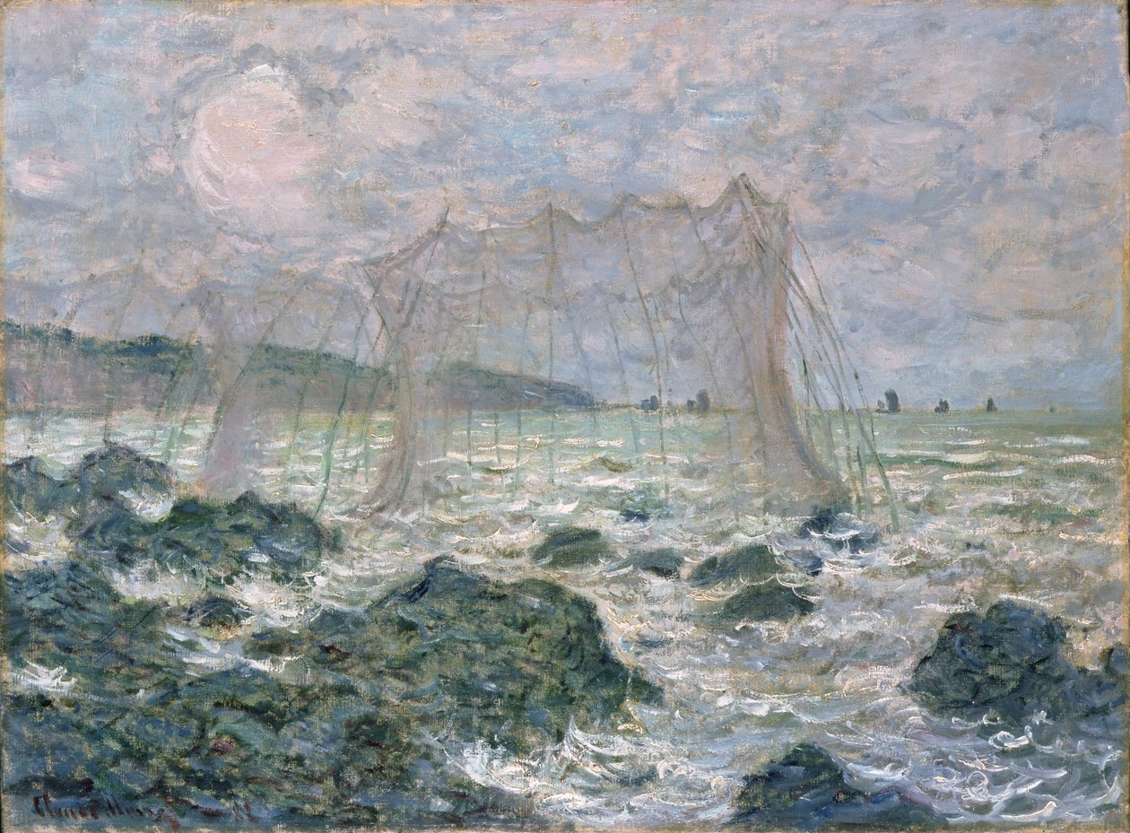 网队，1882年 作者 克劳德·莫奈