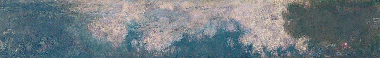 睡莲 - 云彩，1914-18（另见64184,64185和64186） 作者 克劳德·莫奈