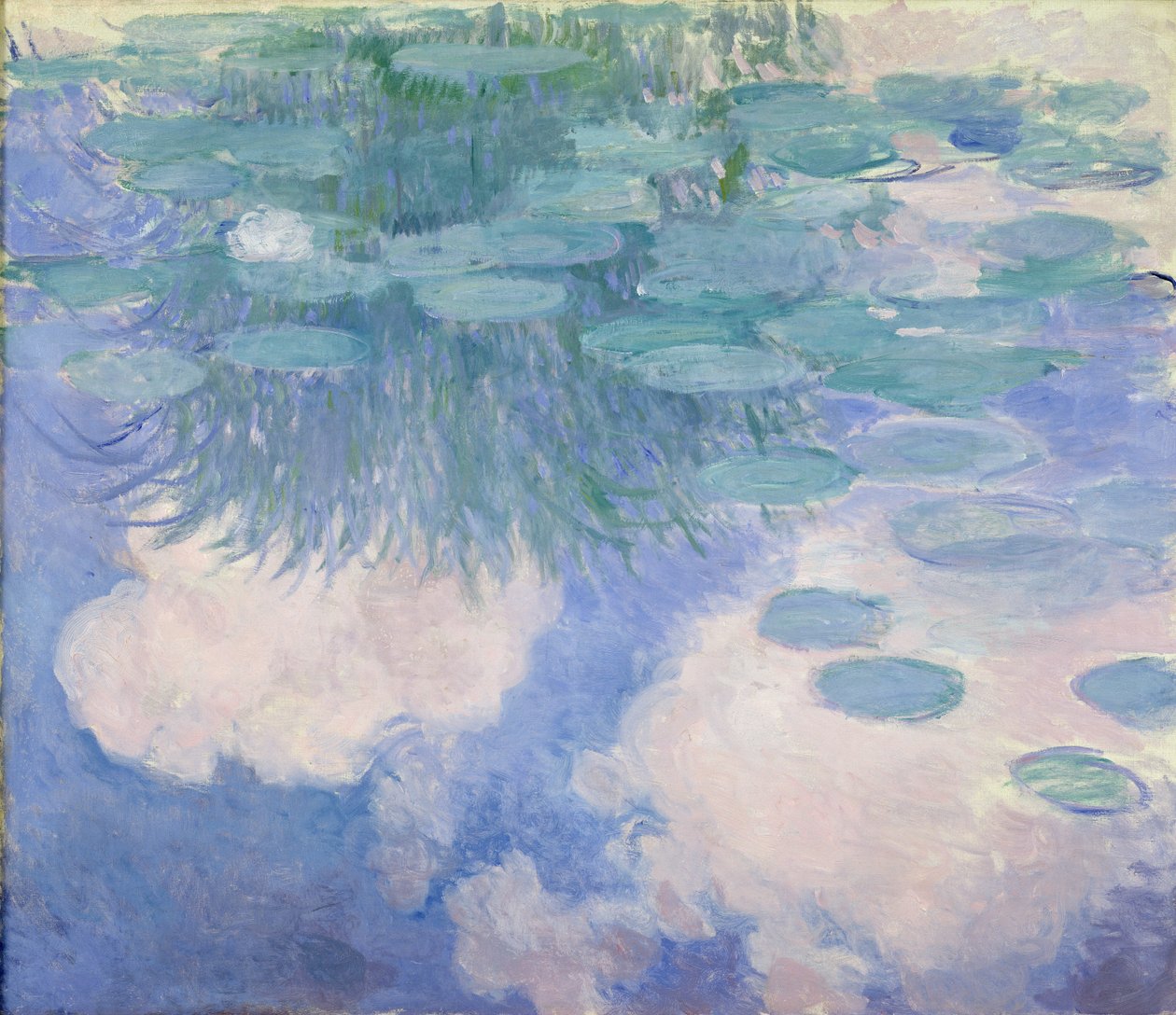 睡莲，1914-17（见细节382337） 作者 克劳德·莫奈