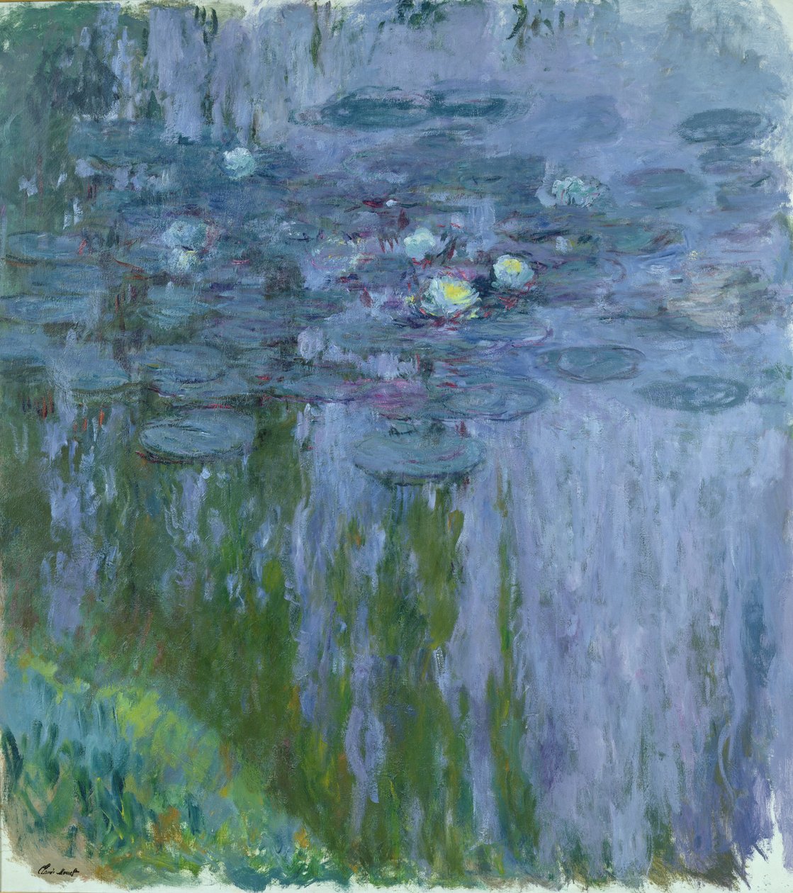 睡莲，1916-19 作者 克劳德·莫奈