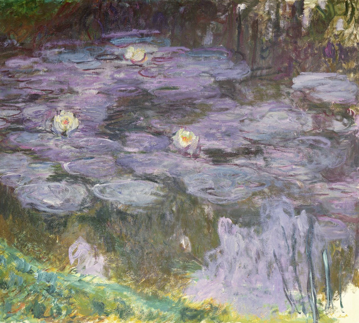 睡莲，1917年 作者 克劳德·莫奈