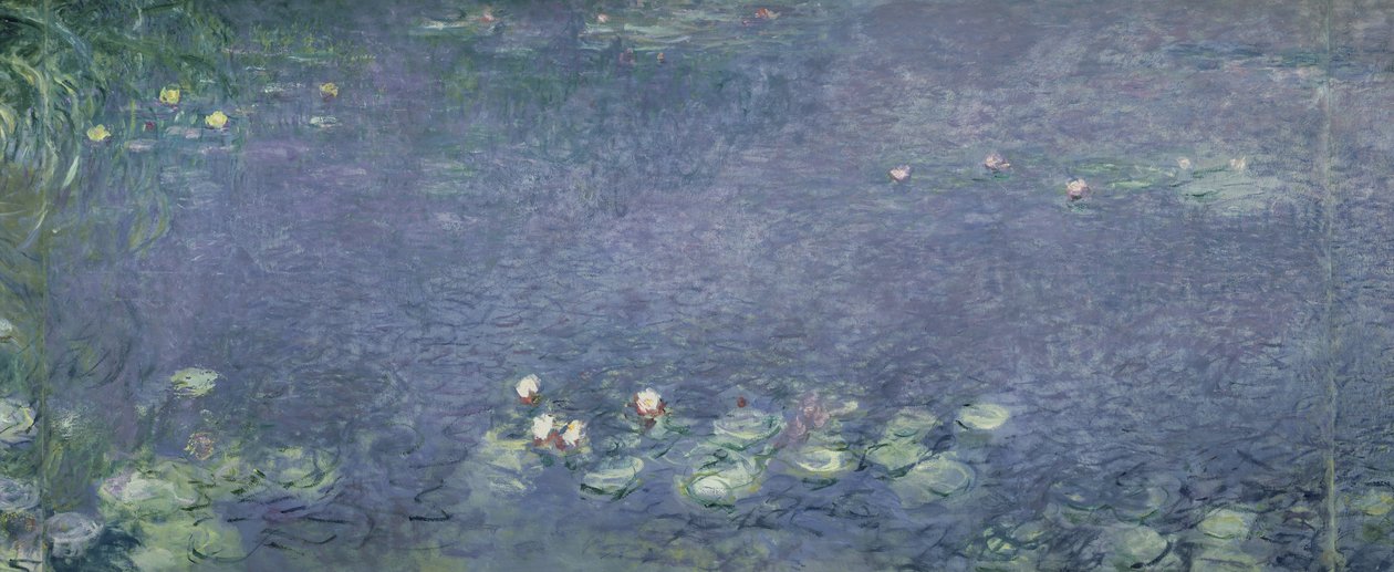 睡莲：早晨，1914-18（中间左侧部分） 作者 克劳德·莫奈