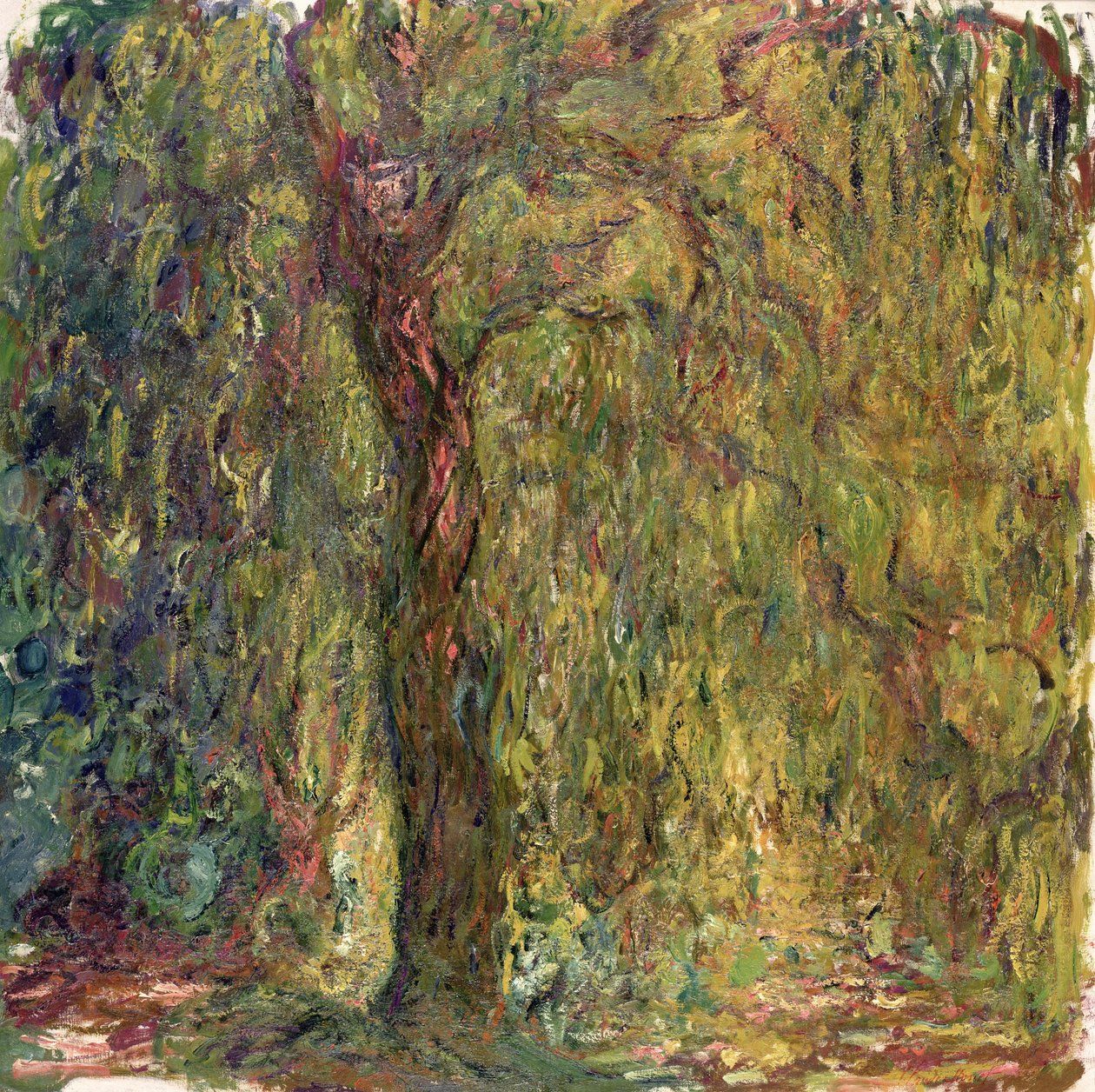 垂柳，1918-19 作者 克劳德·莫奈