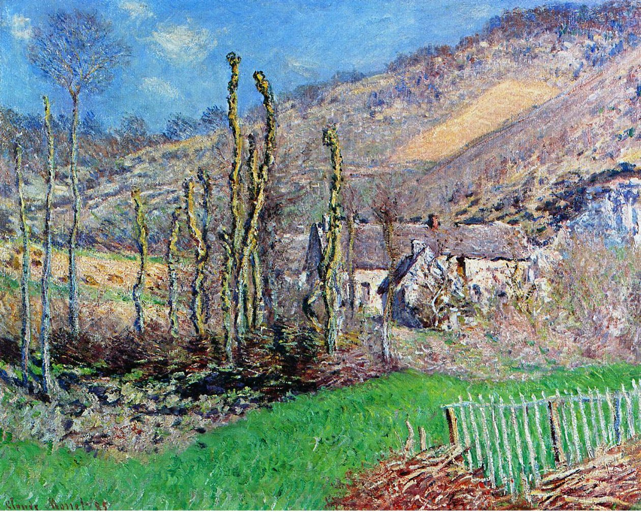冬天在Val de Falaise，诺曼底，1885年 作者 克劳德·莫奈