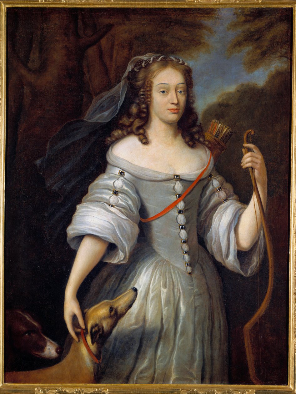 Louise Francoise de la Baume le Blanc (Louise Francoise de la Valliere) Madame de la Valliere 的肖像 作者 克劳德（后）勒费弗尔