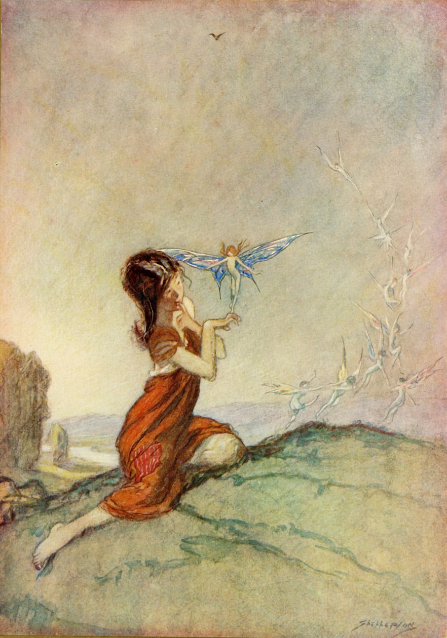 《仙女的咒语》，1914年。 作者 克劳德·艾琳·谢珀曼