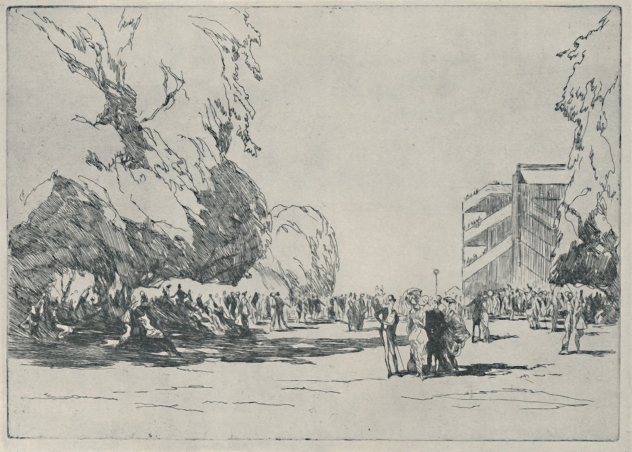 阿斯科特-围场，1914，1920 作者 克劳德·艾琳·谢珀曼