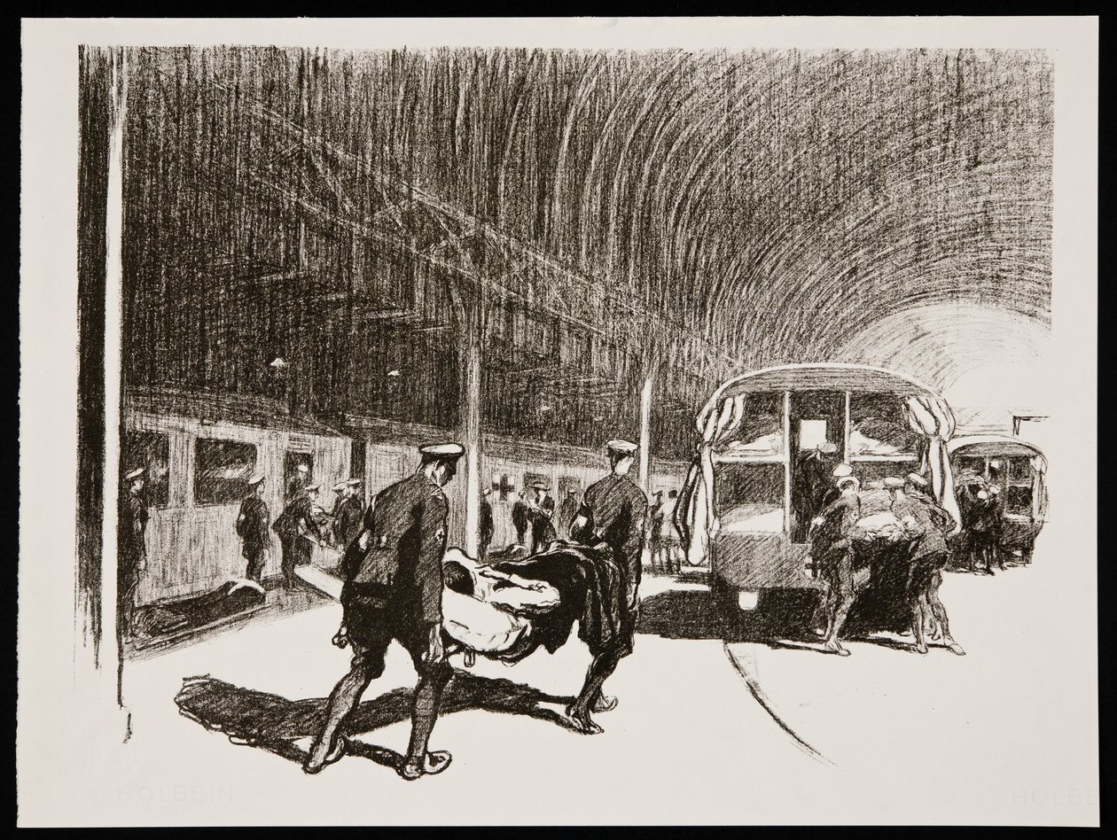 在英国的训练》，1917年 作者 克劳德·艾琳·谢珀曼