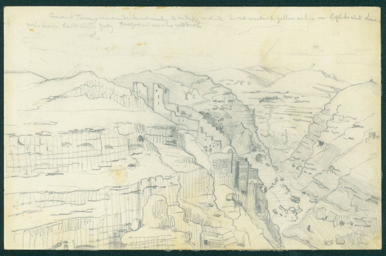 Mar Saba，1873年 作者 克劳德·康德