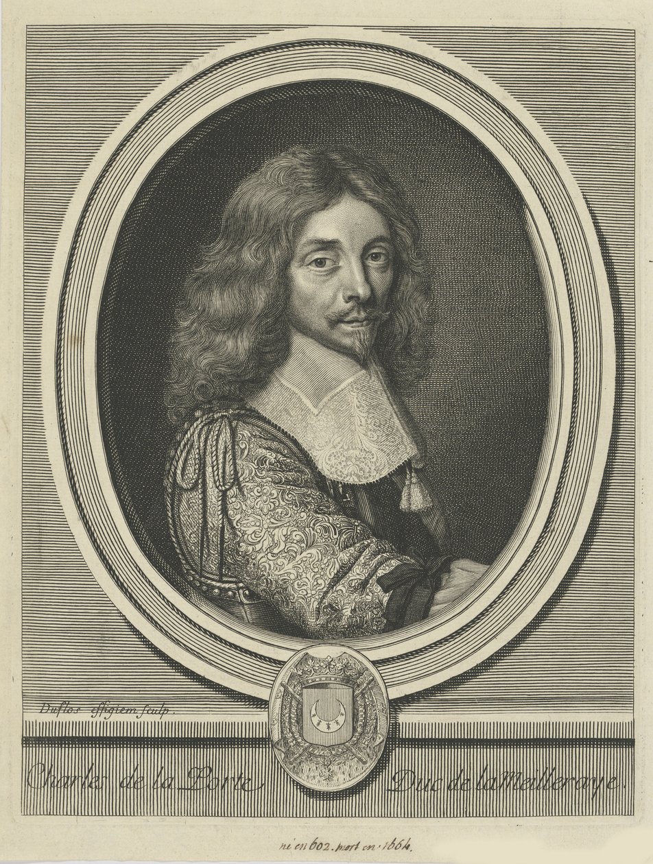 查尔斯·德拉波特（Charles de la Porte），米勒雷公爵（1602-1664），约1690年。 作者 克劳德·杜弗洛斯