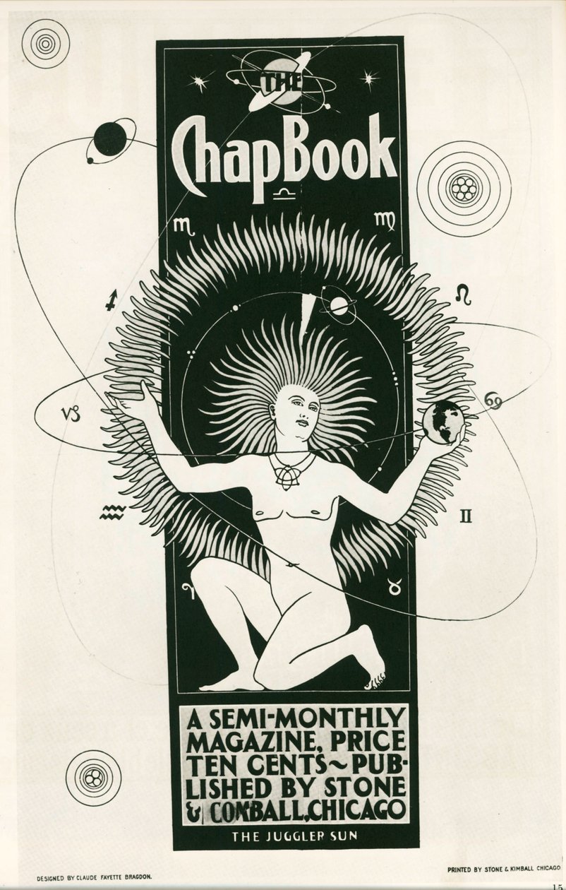 Claude F. Bragdon: 半月刊 The Chap Book。美国......（平版） 作者 克劳德·费耶特·布拉格登