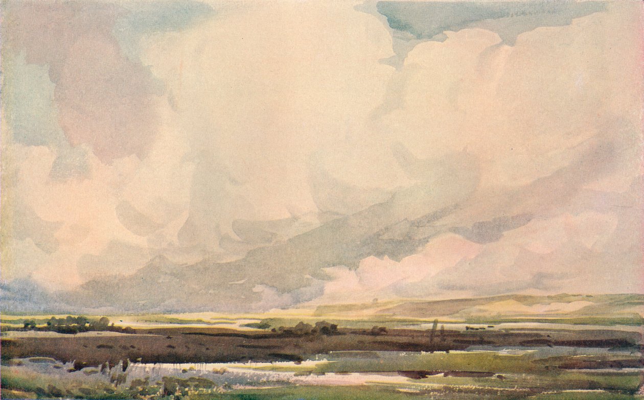 萨福克郡邓威奇附近，c1910 作者 克劳德·海斯（Claude Hayes）