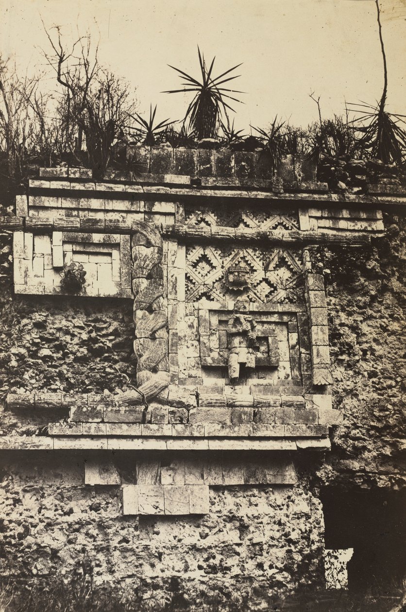 乌斯马尔的尼姑庵，1860年。 作者 克劳德·约瑟夫·德西雷·查奈